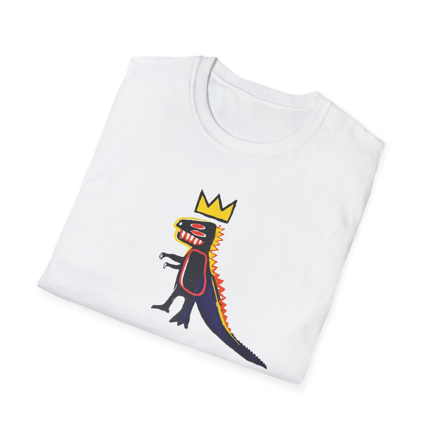 VMGA Crown Dino Baskılı Unisex Oversize Tişört