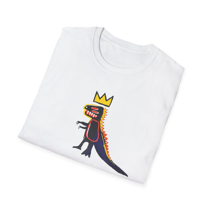 VMGA Crown Dino Baskılı Unisex Oversize Tişört