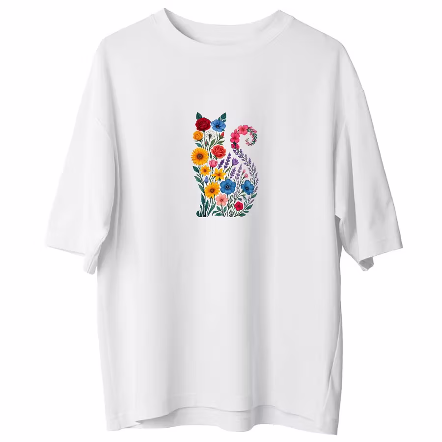Çiçek Gibi Kedi, Kedi Gibi Ruh Tişörtü VMGA tişörtü