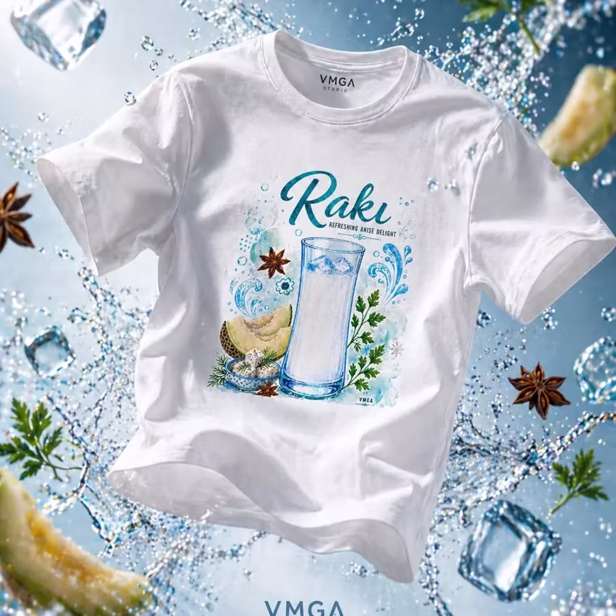 Rakı Tişörtü VMGA tişörtü
