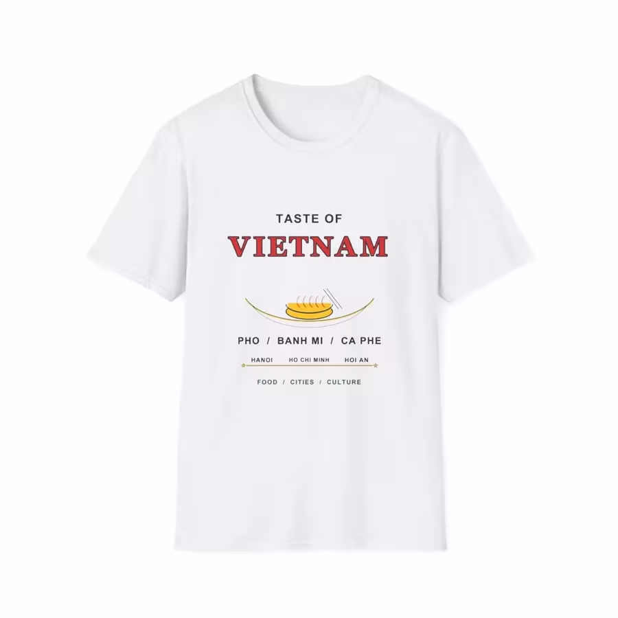 Vietnam Mutfağı Tişörtü - Gurme Hediyesi VMGA tişörtü