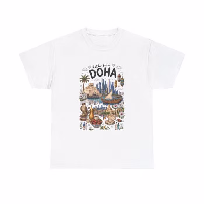 Doha Seyahat Tişörtü - Gezgin Hediyesi VMGA tişörtü
